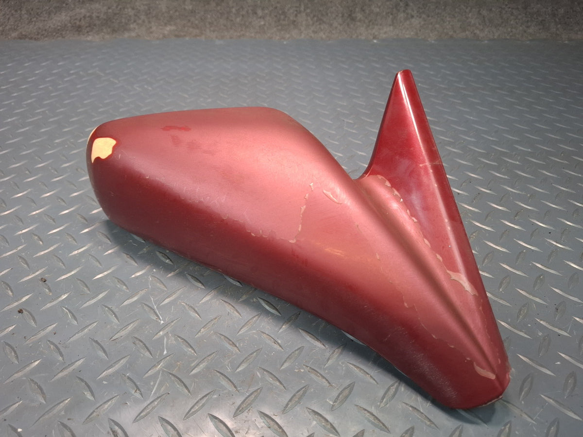 89-92 Toyota Supra MA71 Turbo Right Door Exterior Side View Power Mirror RED OEM