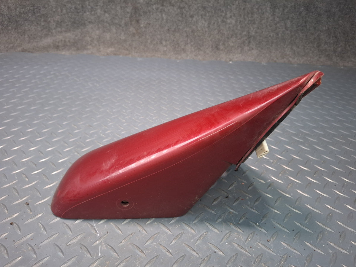 89-92 Toyota Supra MA71 Turbo Right Door Exterior Side View Power Mirror RED OEM