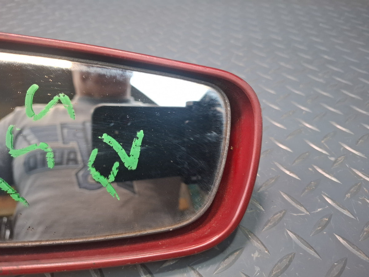 89-92 Toyota Supra MA71 Turbo Front Left Door Side View Power Mirror RED OEM