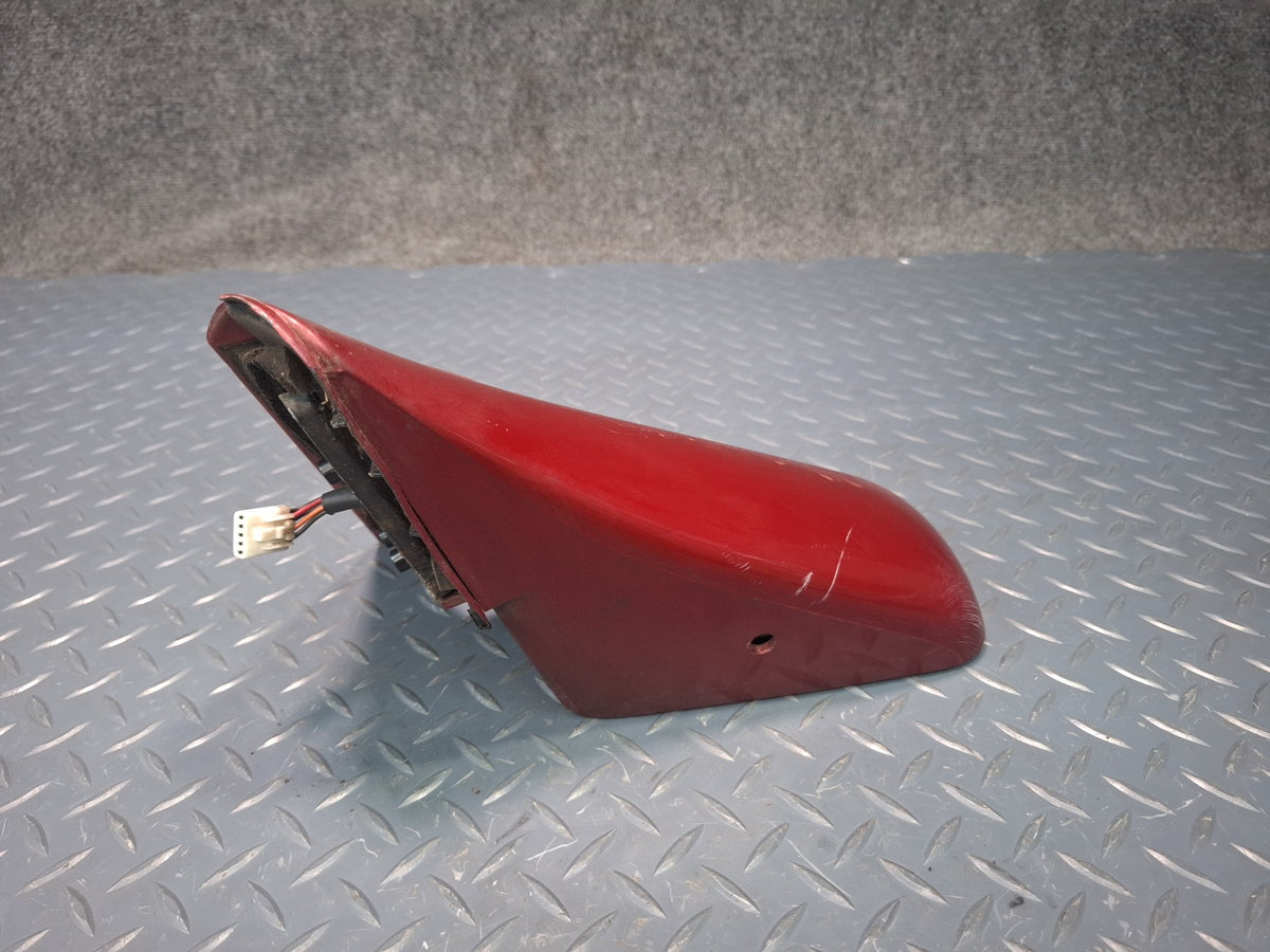 89-92 Toyota Supra MA71 Turbo Front Left Door Side View Power Mirror RED OEM