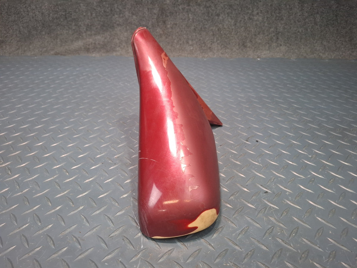 89-92 Toyota Supra MA71 Turbo Front Left Door Side View Power Mirror RED OEM
