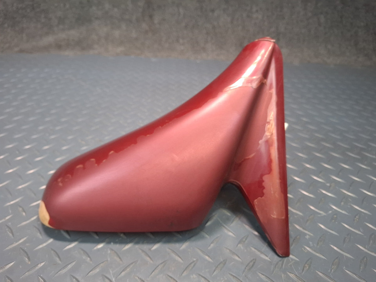 89-92 Toyota Supra MA71 Turbo Front Left Door Side View Power Mirror RED OEM