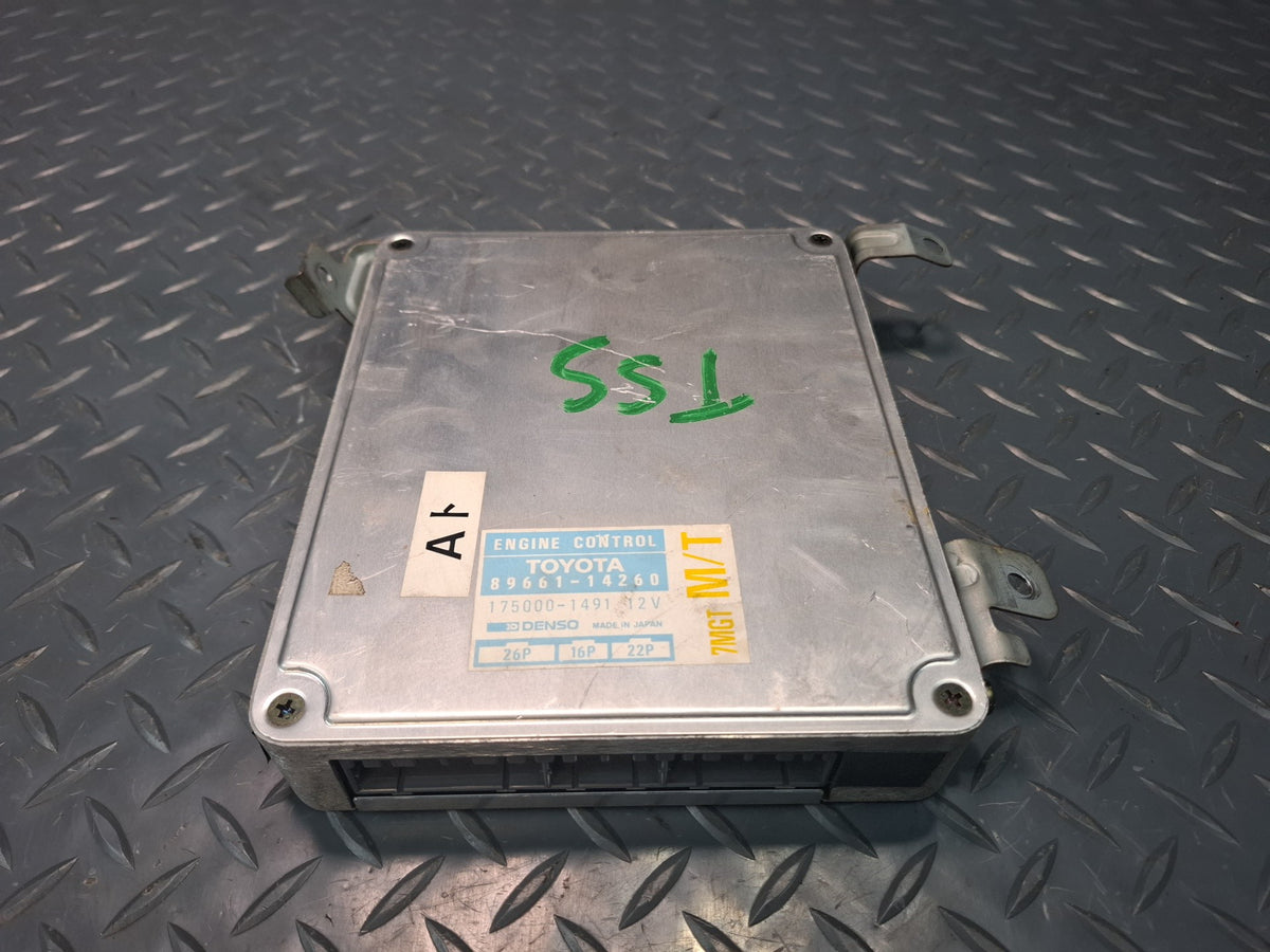 89-90 Toyota Supra MA71 7MGTE Turbo M/T ECM ECU Engine Control Unit Module OEM