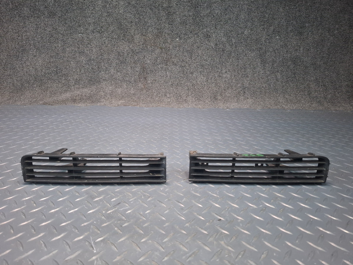 89-92 Toyota Supra MA71 Set of 2 Front Bumper Left & Right Trim Grille OEM