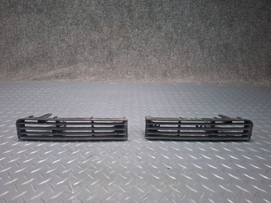 89-92 Toyota Supra MA71 Set of 2 Front Bumper Left & Right Trim Grille OEM