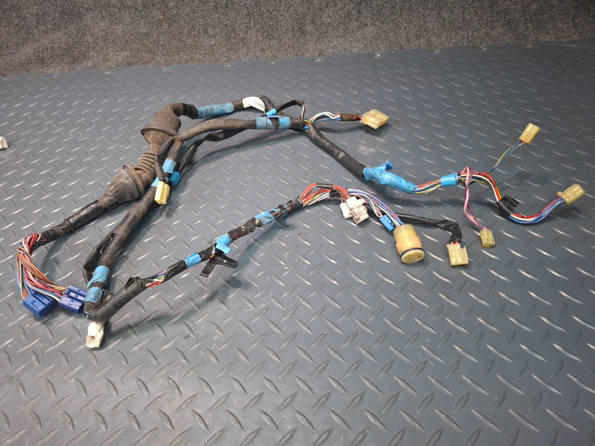 89-90 Toyota Supra MA71 MK3 Set of 2 Left & Right Door Wire Wiring Harness OEM