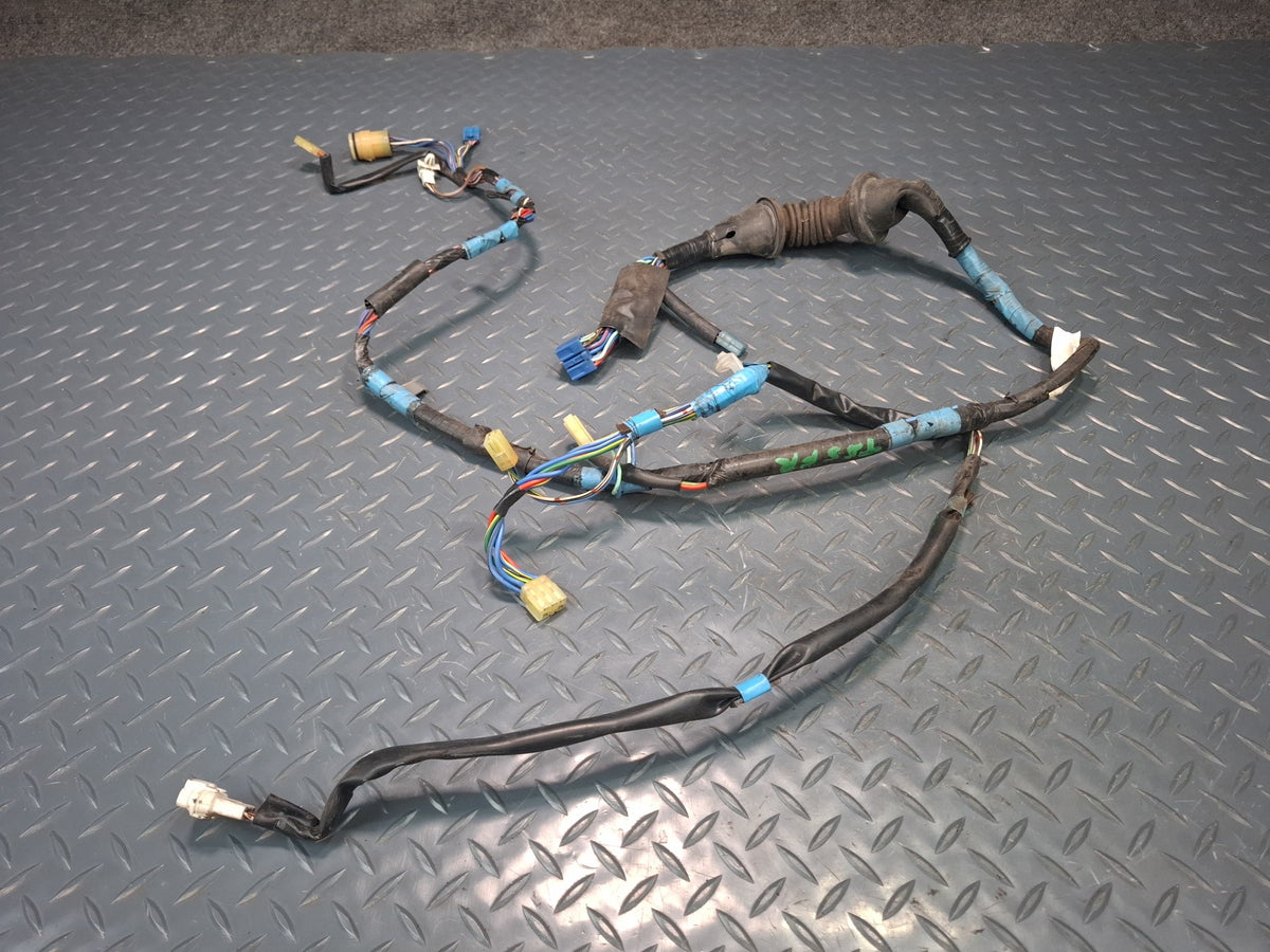 89-90 Toyota Supra MA71 MK3 Set of 2 Left & Right Door Wire Wiring Harness OEM