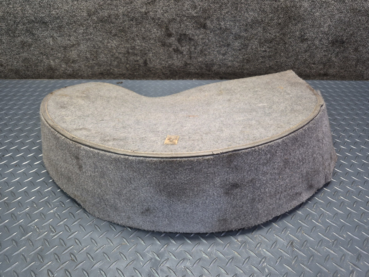 84-88 Toyota Cressida MX73 Sedan Trunk Spare Tire Wheel Carpet Cover Gray Dmgd