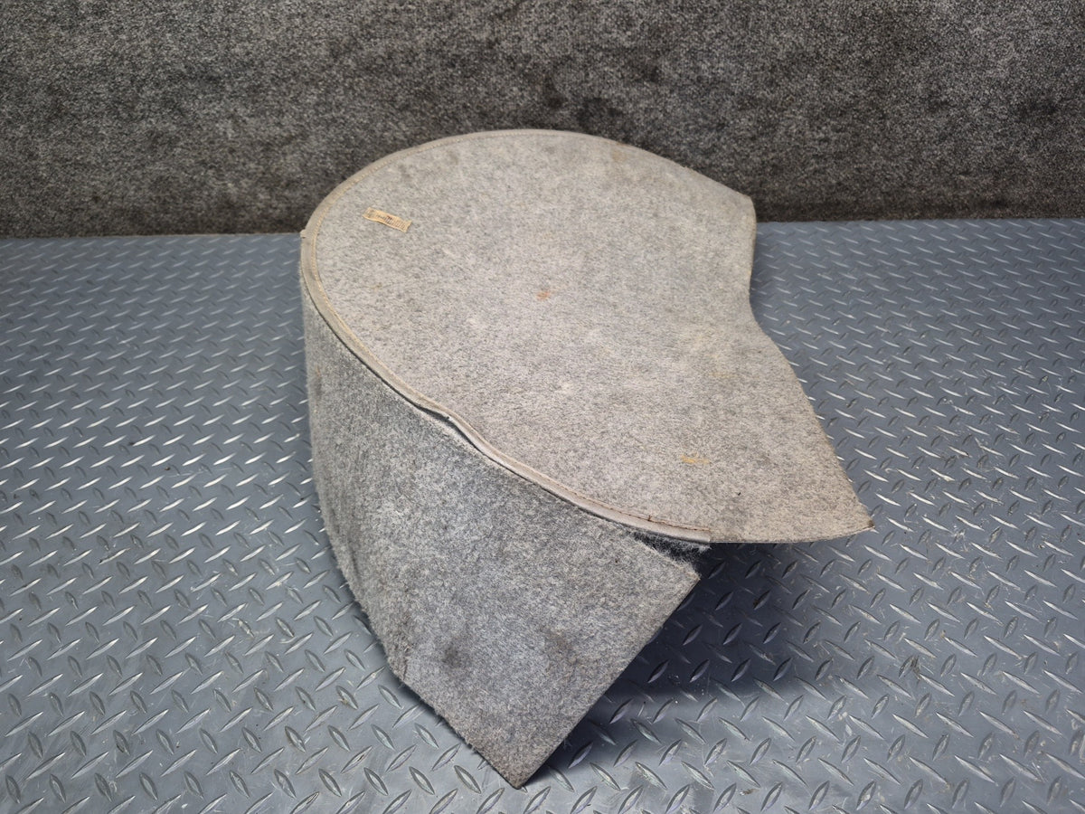 84-88 Toyota Cressida MX73 Sedan Trunk Spare Tire Wheel Carpet Cover Gray Dmgd