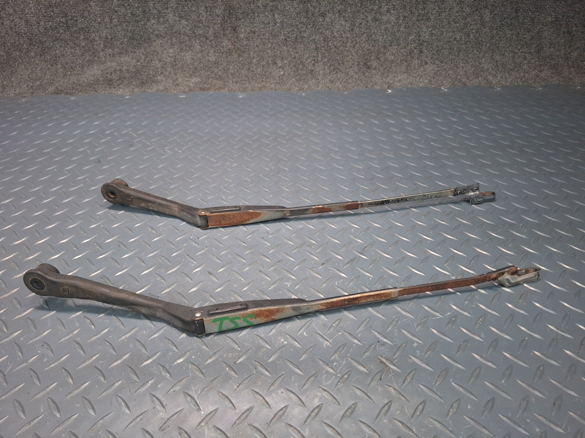89-92 Toyota Supra MK3 Set of 2 Front Left & Right Windshield Wiper Arm OEM