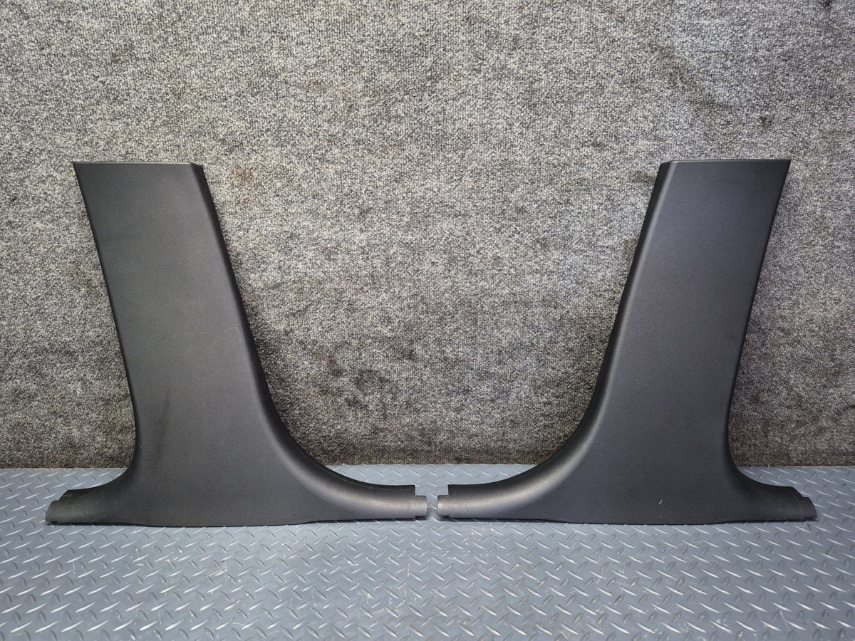 2008-2011 BMW E90 M3 Left & Right Interior B Pillar Lower Trim Panel Set of 2