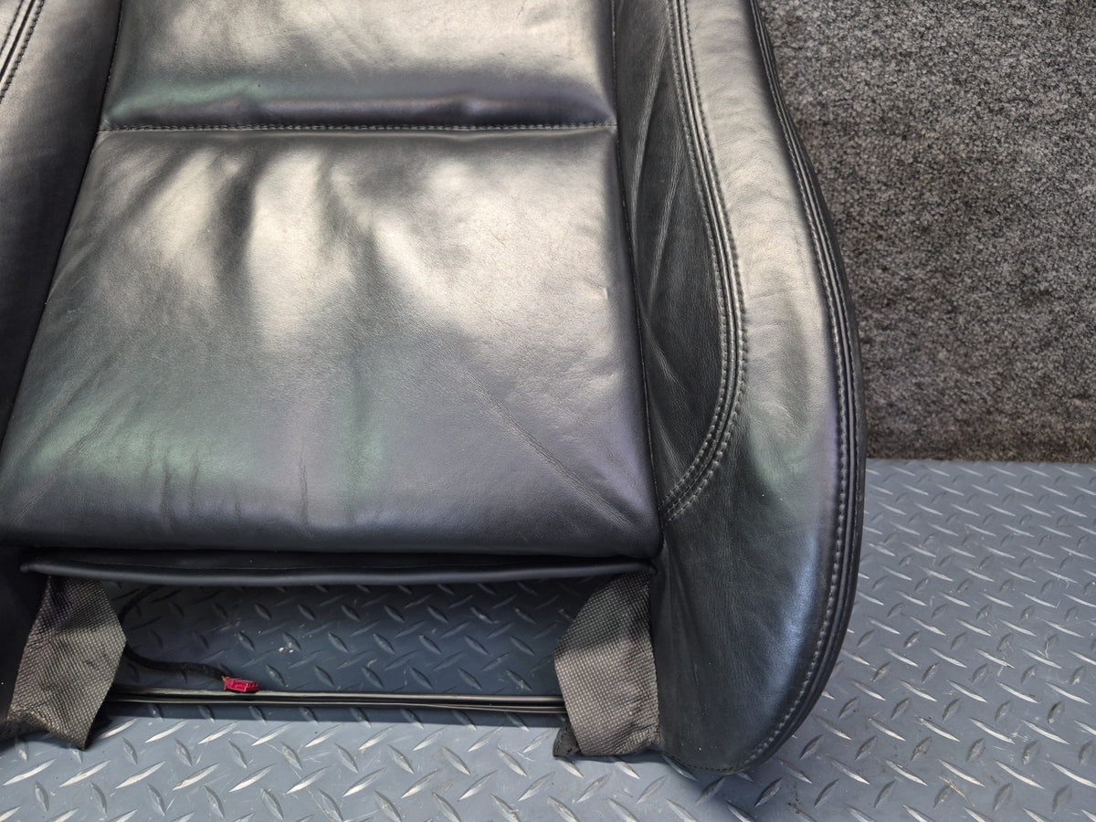 2008-2011 BMW E90 M3 Sedan Front Left Sport Seat Lower Leather Cushion Black