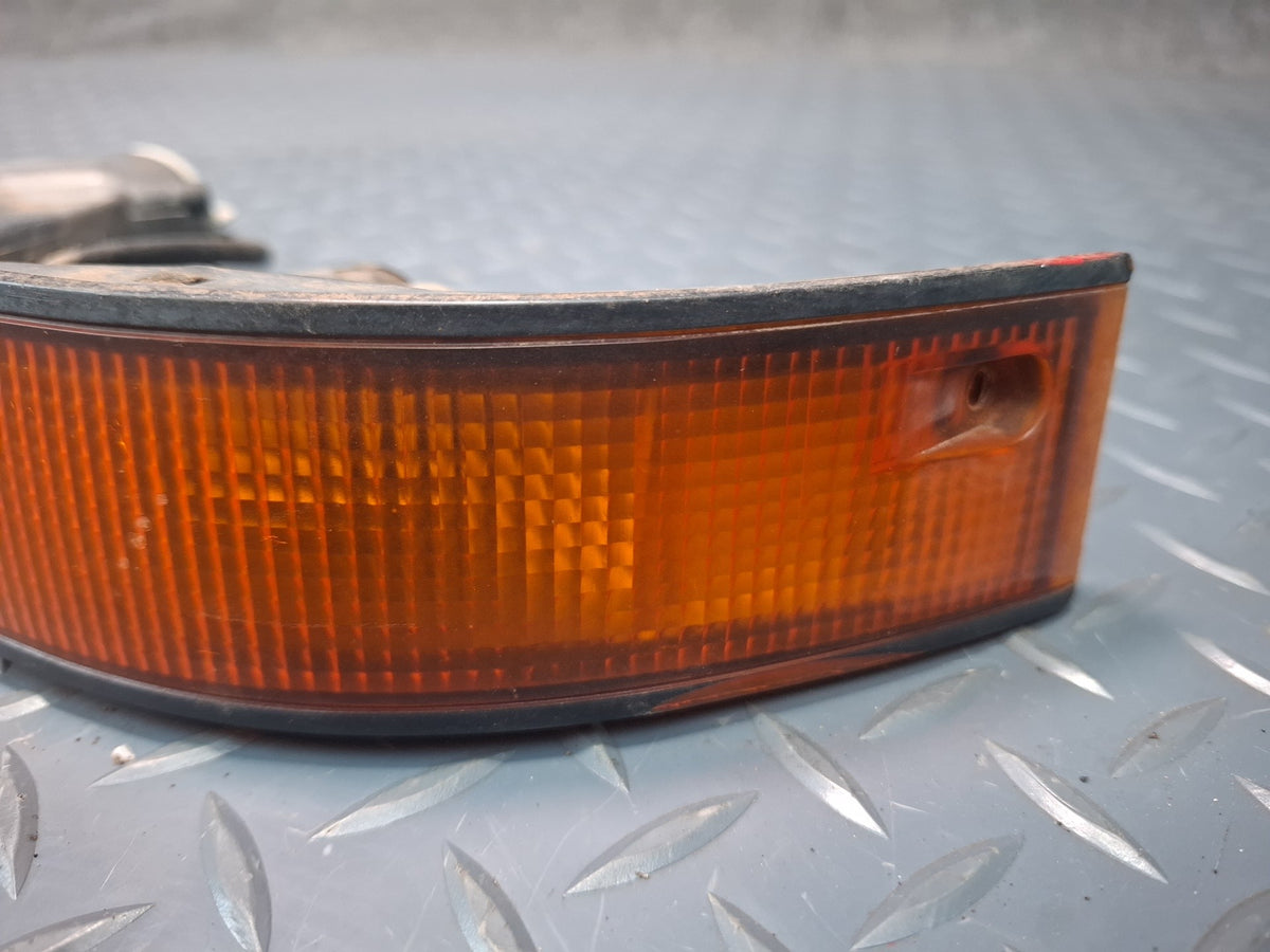 89-92 Toyota Supra MA71 Set of 2 Front Bumper Turn Signal Marker Light OEM