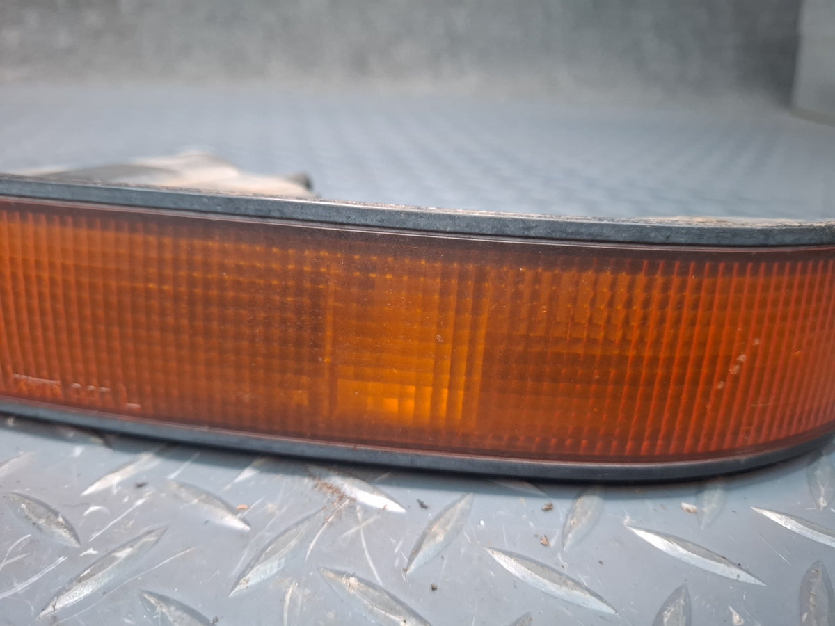 89-92 Toyota Supra MA71 Set of 2 Front Bumper Turn Signal Marker Light OEM