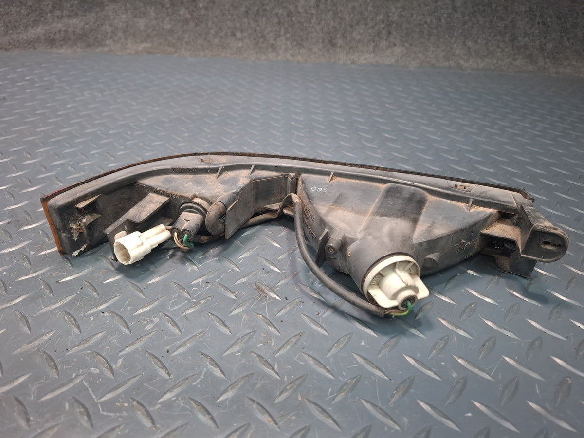 89-92 Toyota Supra MA71 Set of 2 Front Bumper Turn Signal Marker Light OEM