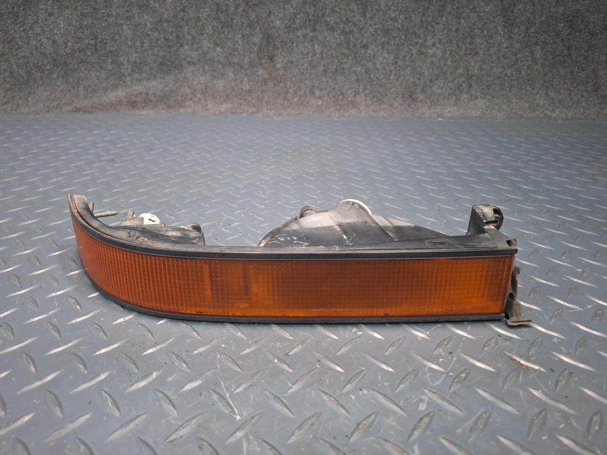 89-92 Toyota Supra MA71 Set of 2 Front Bumper Turn Signal Marker Light OEM