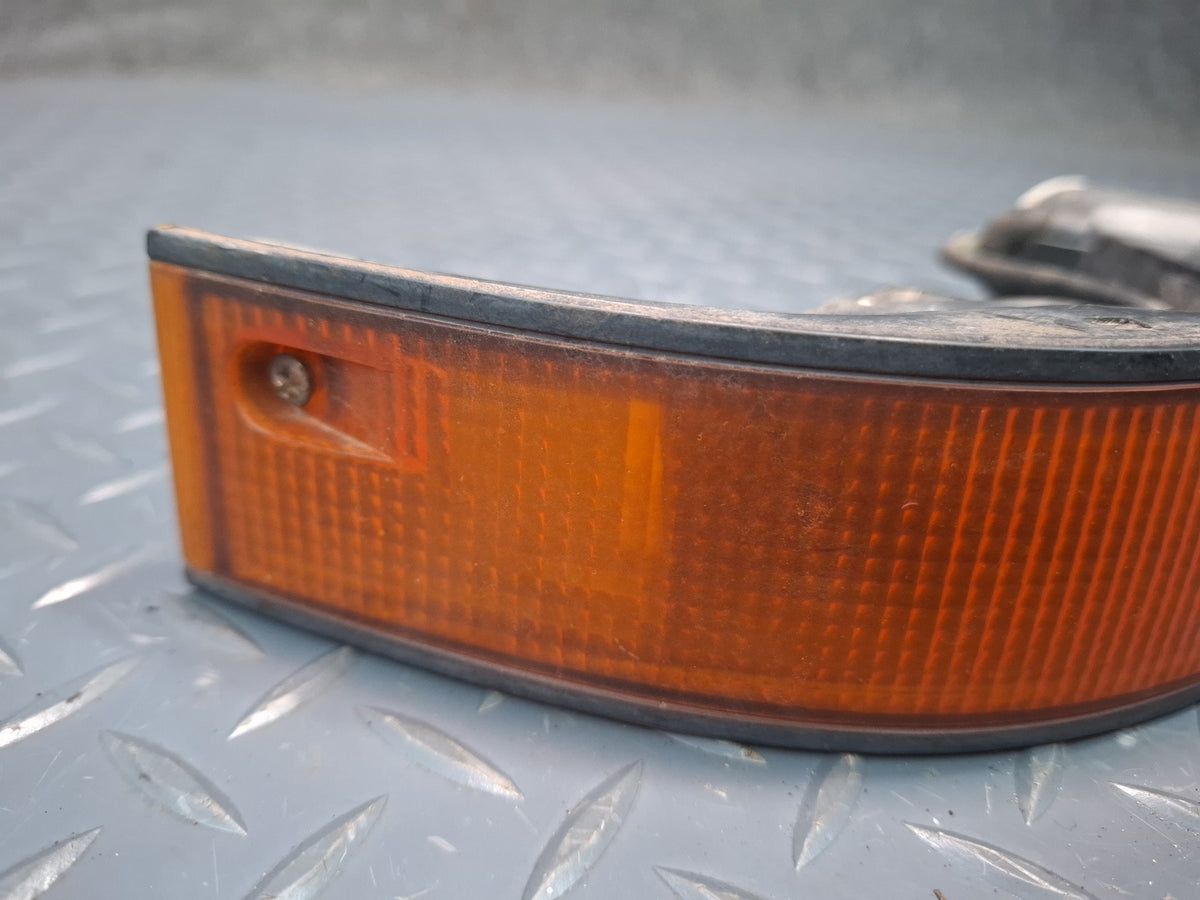 89-92 Toyota Supra MA71 Set of 2 Front Bumper Turn Signal Marker Light OEM