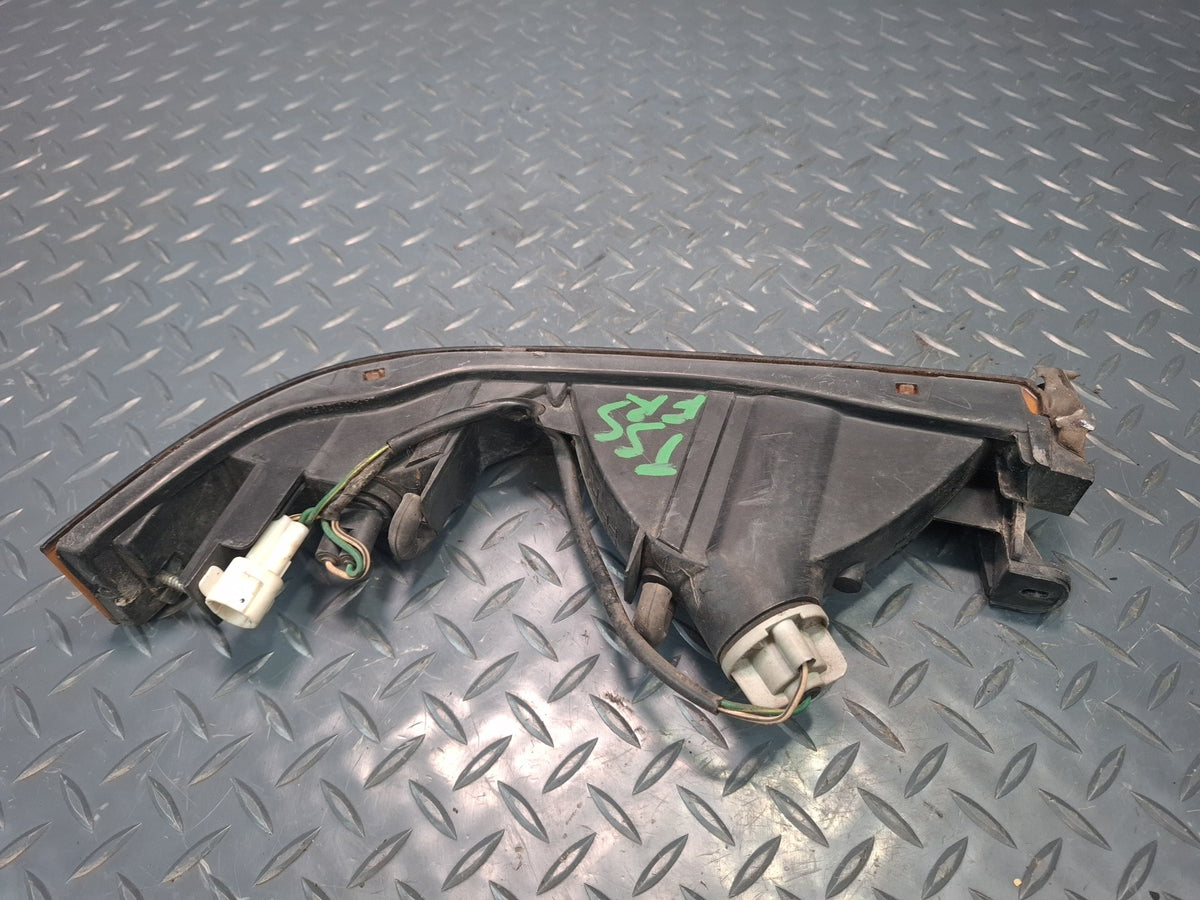89-92 Toyota Supra MA71 Set of 2 Front Bumper Turn Signal Marker Light OEM