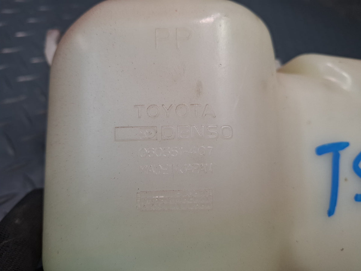 89-92 Toyota Supra MK3 MA71 Windshield Washer Fluid Reservoir & Pump Assy OEM