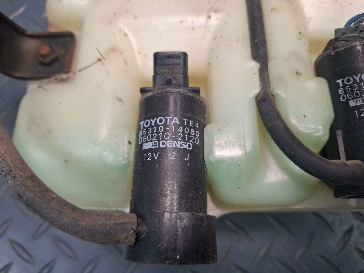 89-92 Toyota Supra MK3 MA71 Windshield Washer Fluid Reservoir & Pump Assy OEM