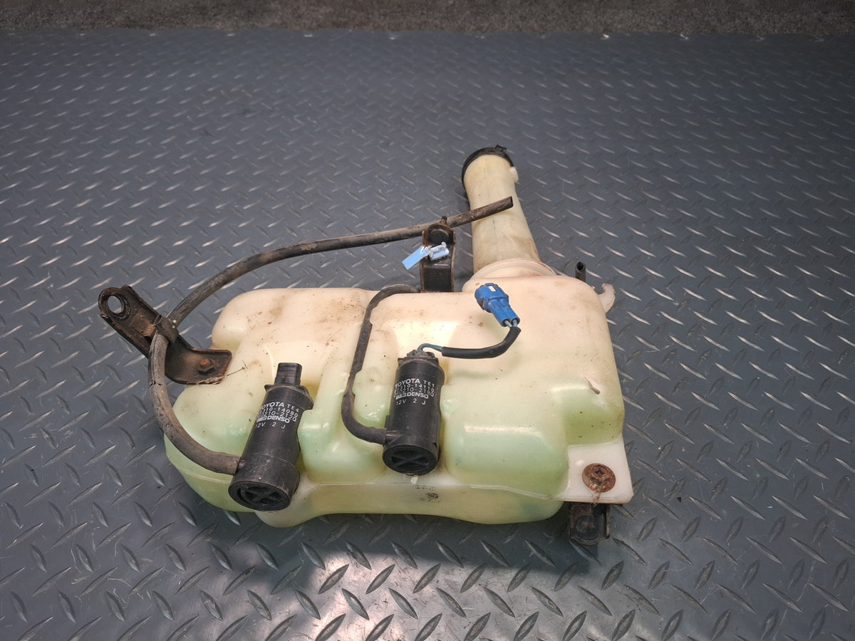 89-92 Toyota Supra MK3 MA71 Windshield Washer Fluid Reservoir & Pump Assy OEM