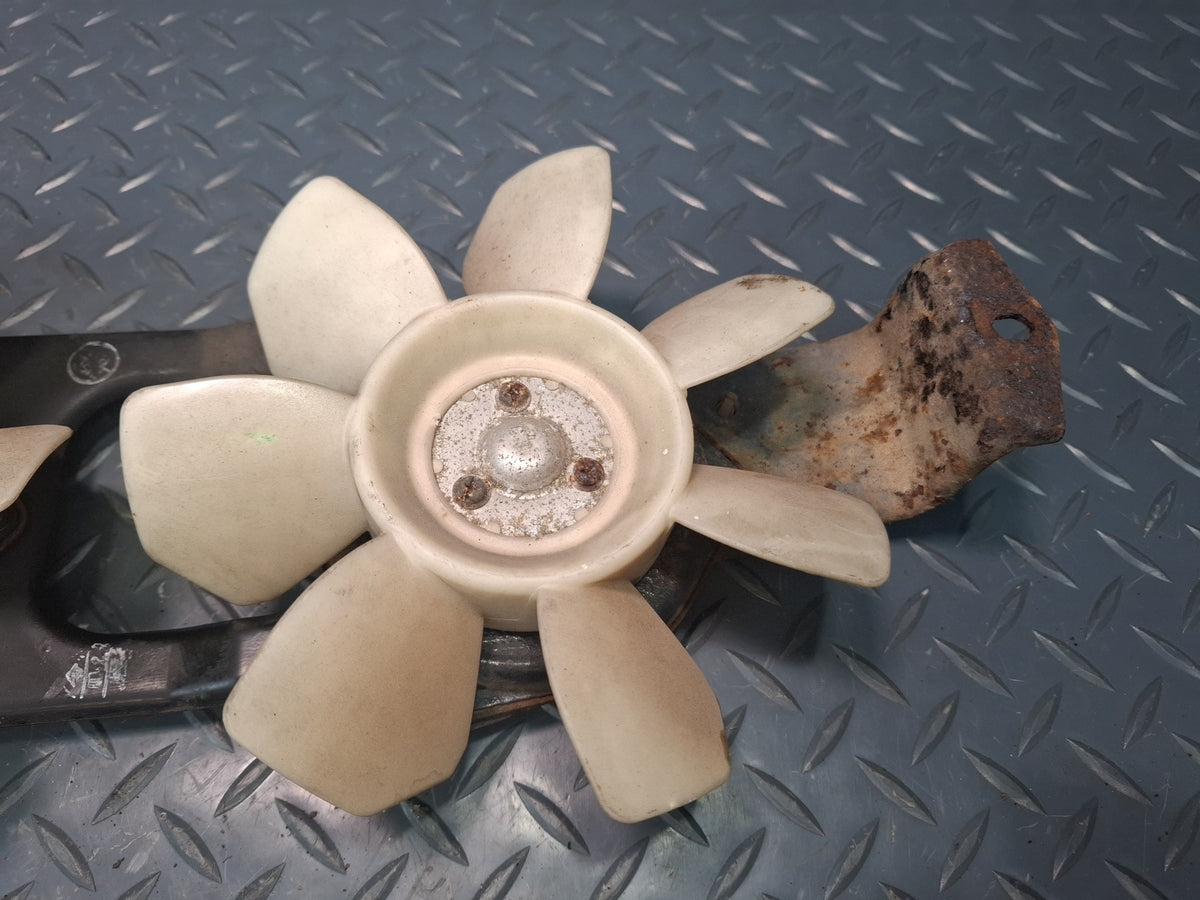 89-92 Toyota Supra MK3 Turbo AC Air Conditioner Condenser Dual Fan w Motor OEM