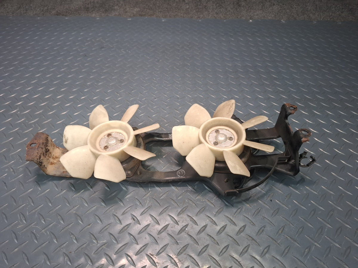 89-92 Toyota Supra MK3 Turbo AC Air Conditioner Condenser Dual Fan w Motor OEM