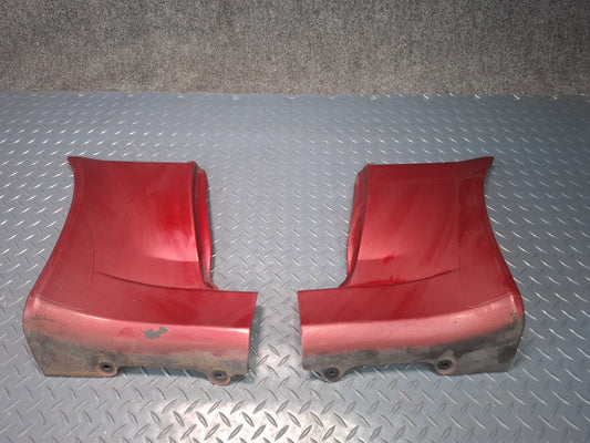 89-92 Toyota Supra MA71 Set of 2 Rear Side Skirt Rocker Trim Molding Cover OEM