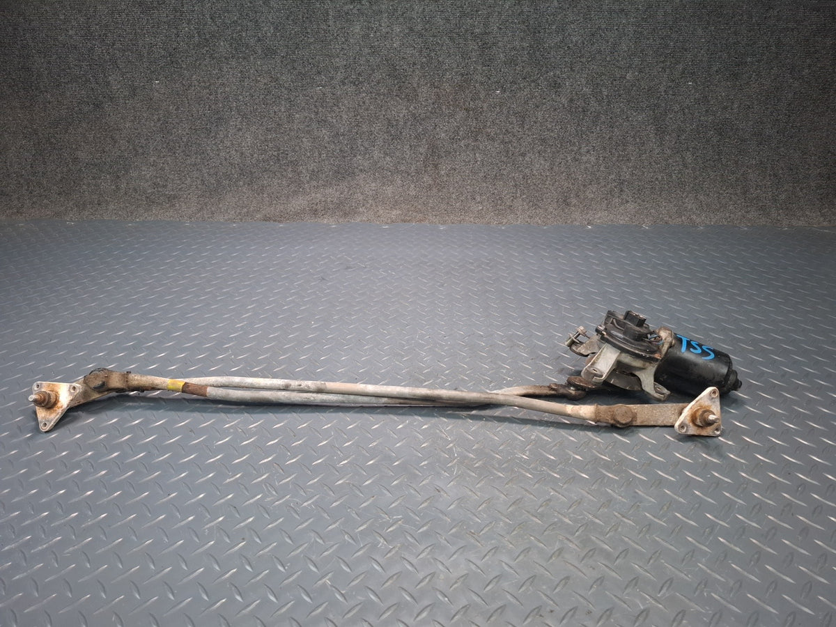 86-92 Toyota Supra MA71 Front Wiper Transmission Linkage w Motor OEM