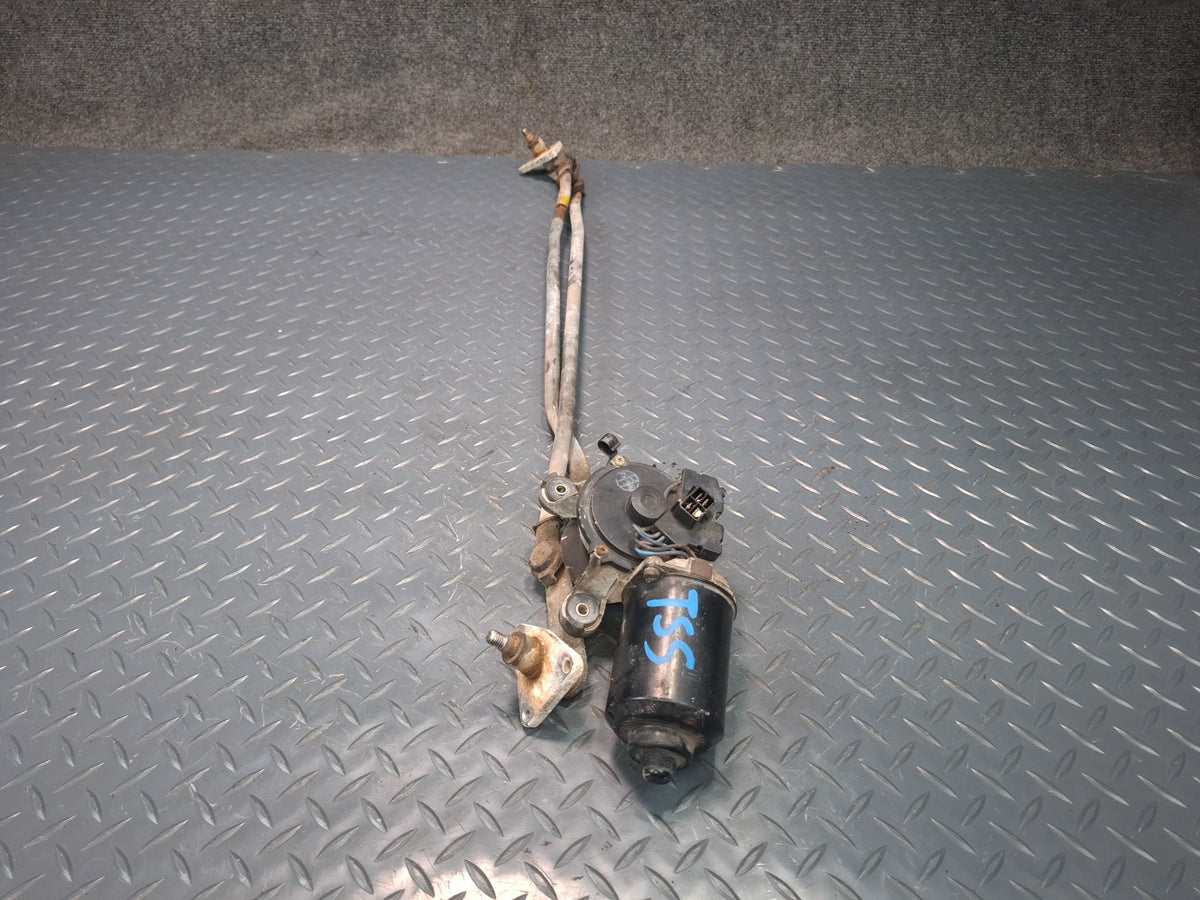 86-92 Toyota Supra MA71 Front Wiper Transmission Linkage w Motor OEM