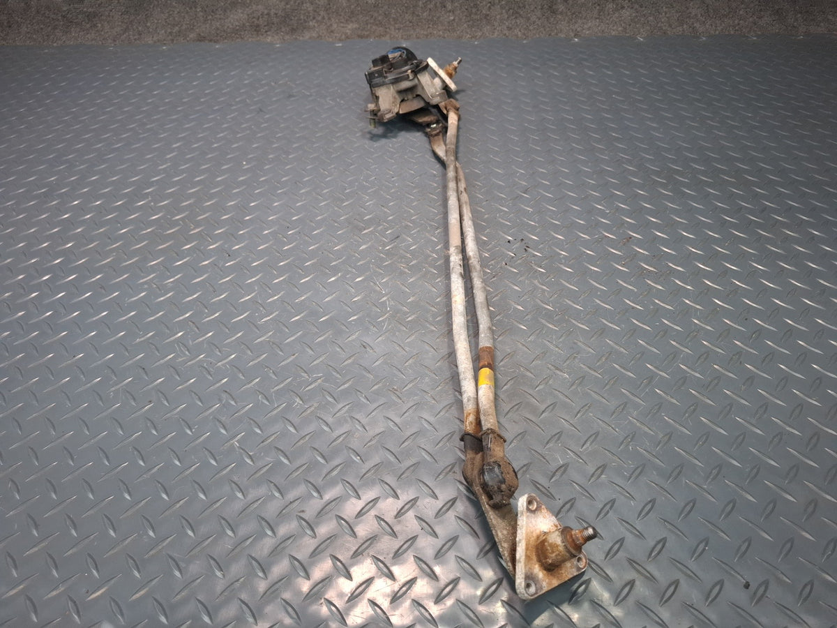 86-92 Toyota Supra MA71 Front Wiper Transmission Linkage w Motor OEM