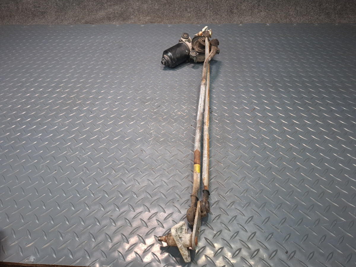 86-92 Toyota Supra MA71 Front Wiper Transmission Linkage w Motor OEM