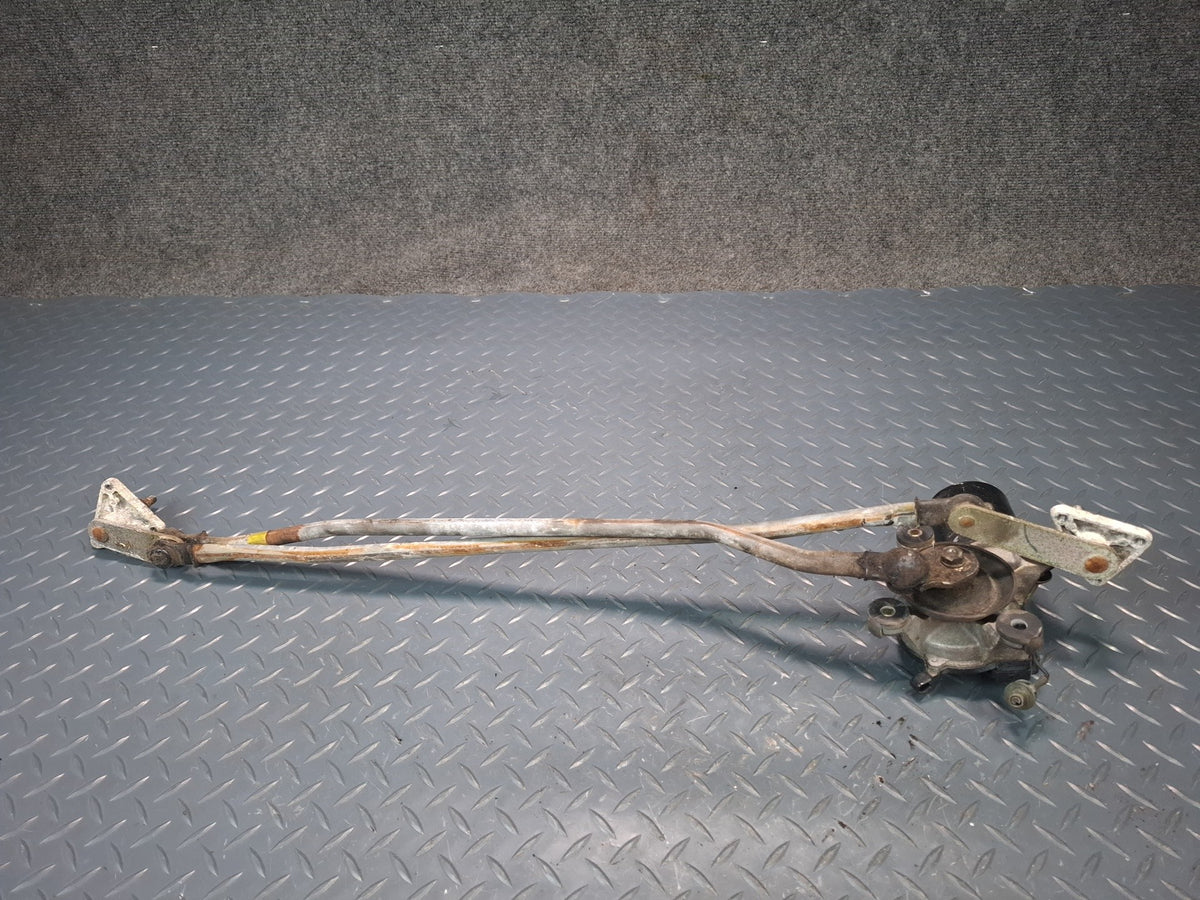 86-92 Toyota Supra MA71 Front Wiper Transmission Linkage w Motor OEM