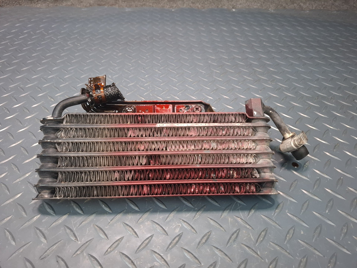 87-92 Toyota Supra MA71 MK3 7MGTE Turbo Engine Oil Cooler w Bracket OEM