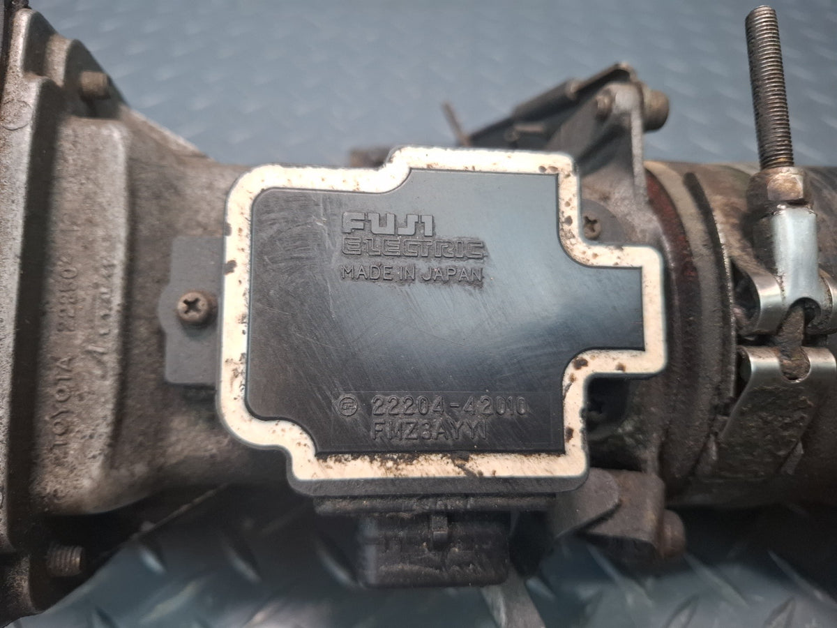 87-92 Toyota Supra MA71 Turbo Air Intake Cleaner Cold Filter Apexi w MAF & Tube