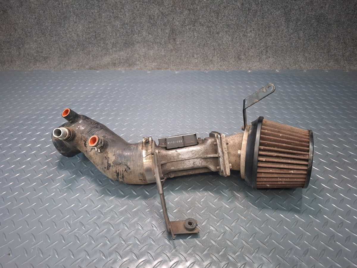 87-92 Toyota Supra MA71 Turbo Air Intake Cleaner Cold Filter Apexi w MAF & Tube