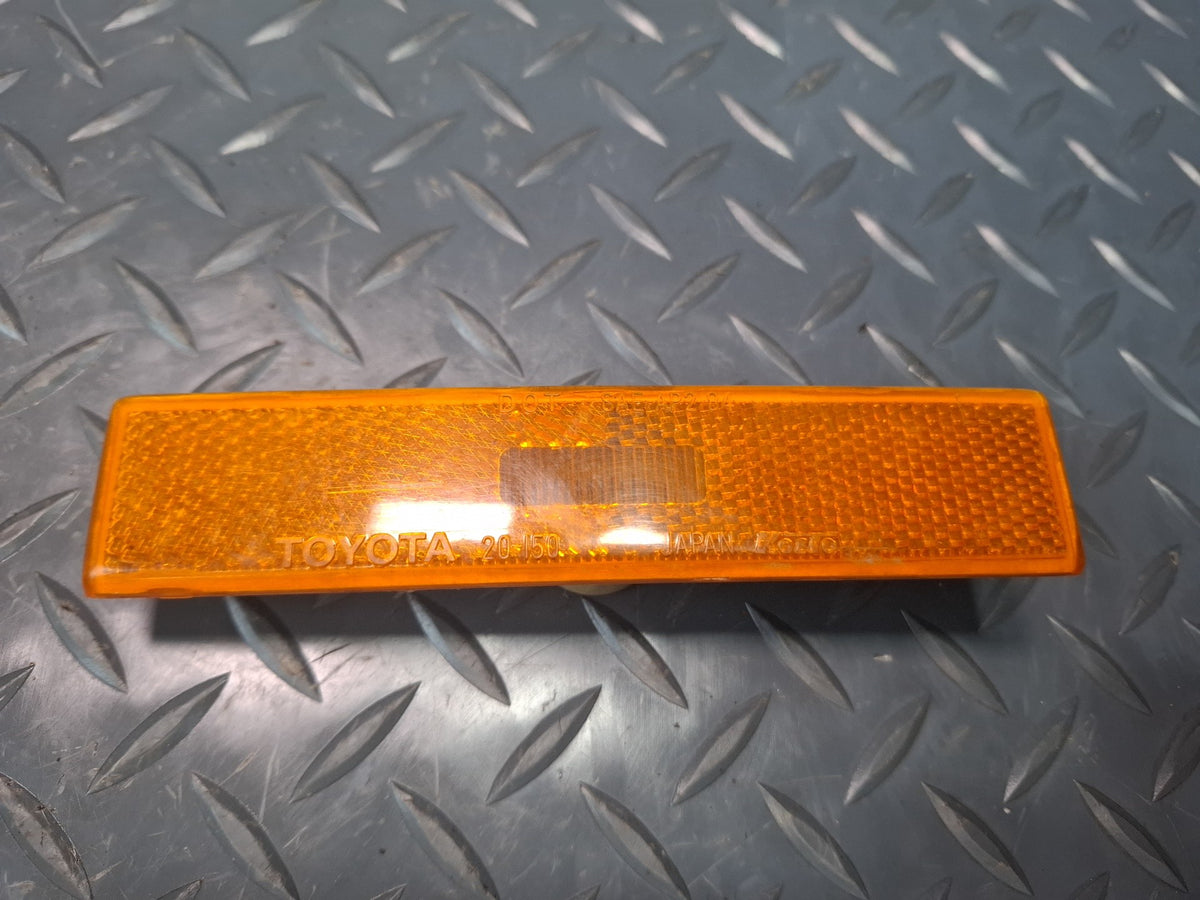 89-92 Toyota Supra MA71 MK3 Set of 2 Front Bumper Turn Signal Marker Light OEM