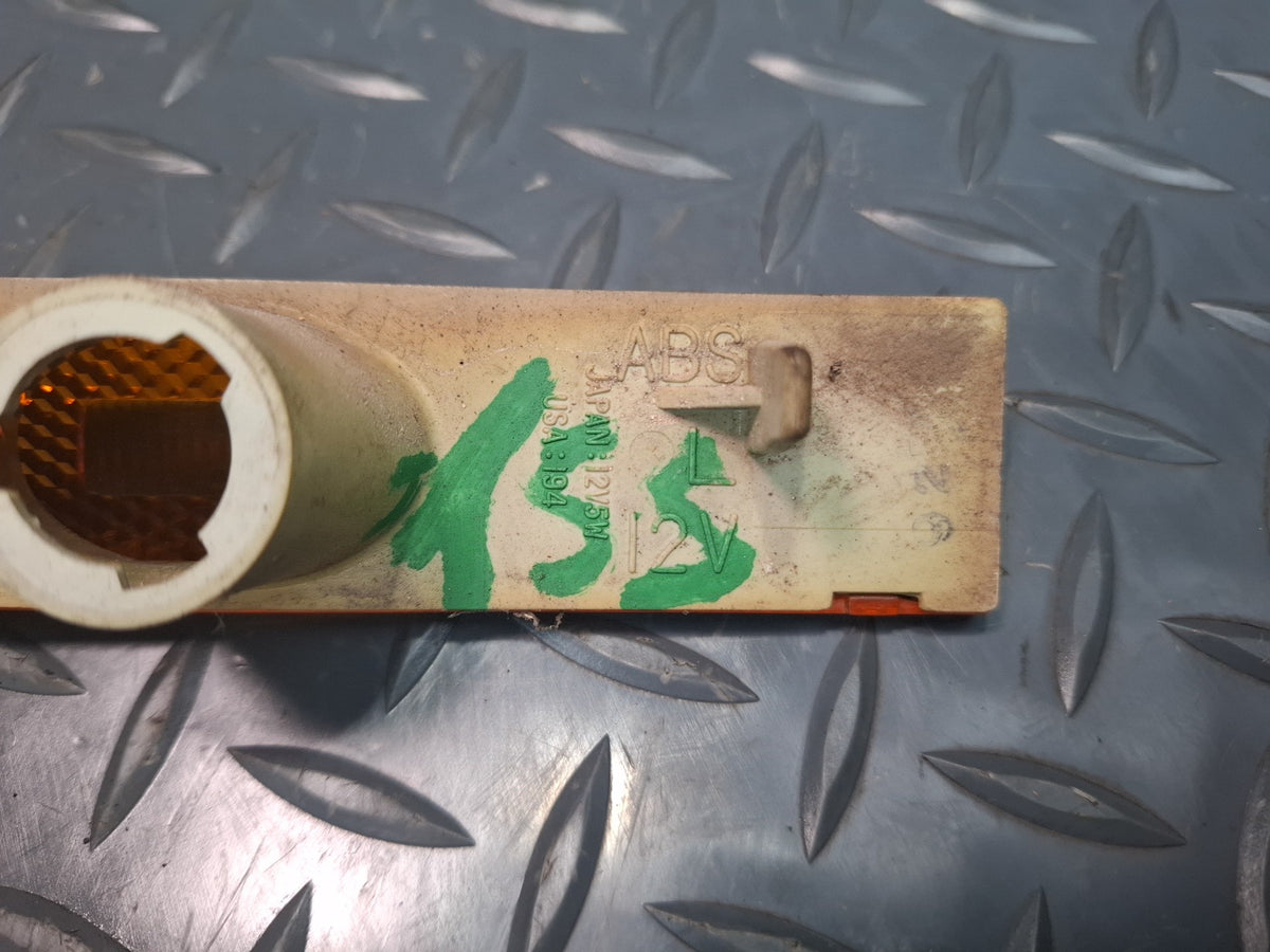 89-92 Toyota Supra MA71 MK3 Set of 2 Front Bumper Turn Signal Marker Light OEM