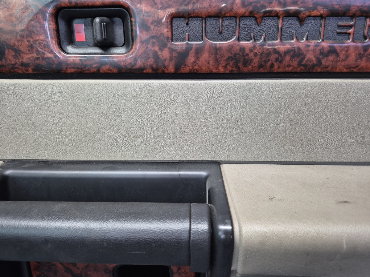 2005-2007 Hummer H2 Rear Right Side Door Interior Trim Cover Panel W/ Handle