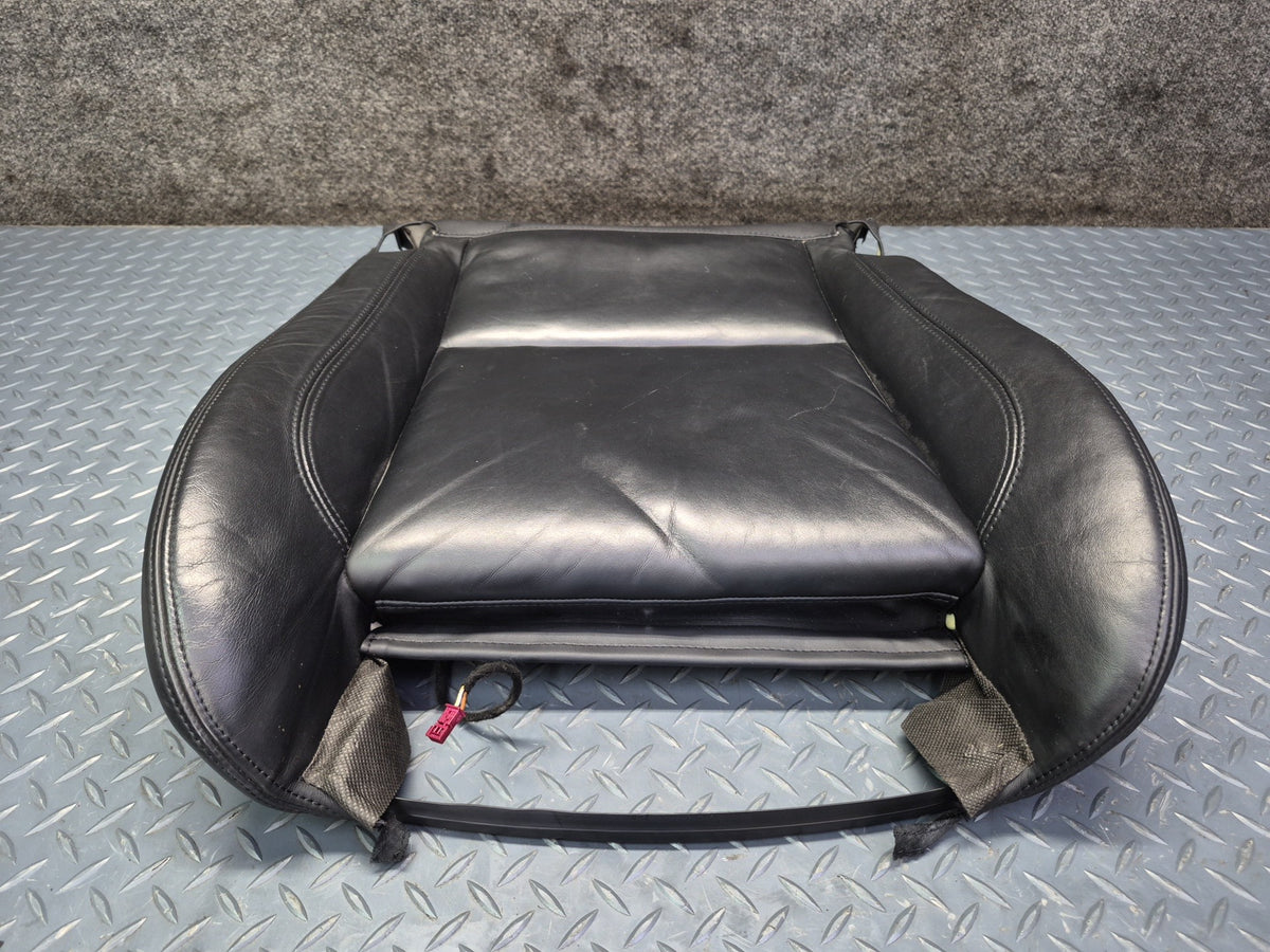2008-2011 BMW E90 M3 Sedan Front Right Sport Seat Lower Leather Cushion Black