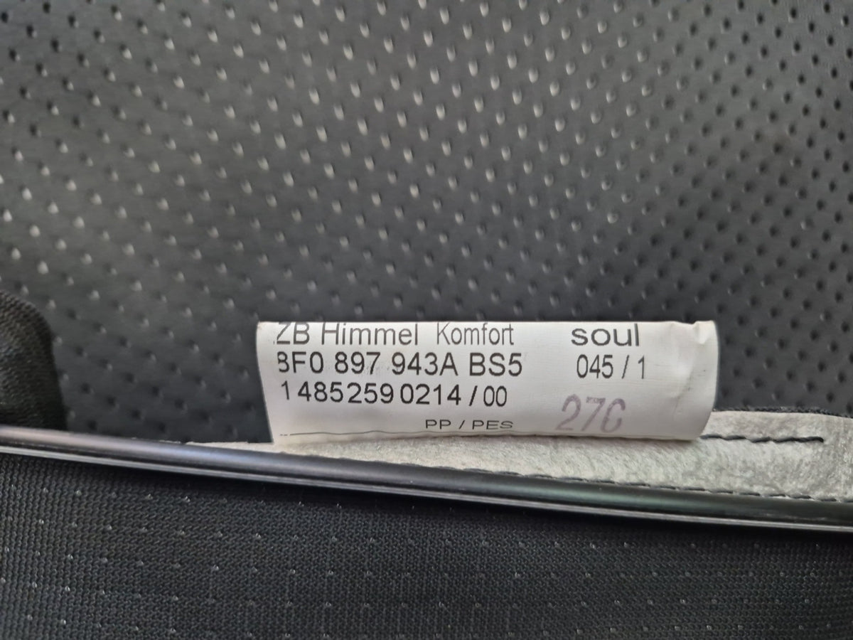 10-17 Audi A5 S5 RS5 8F7 Convertible Soft TOP Roof Headliner 87K Miles OEM