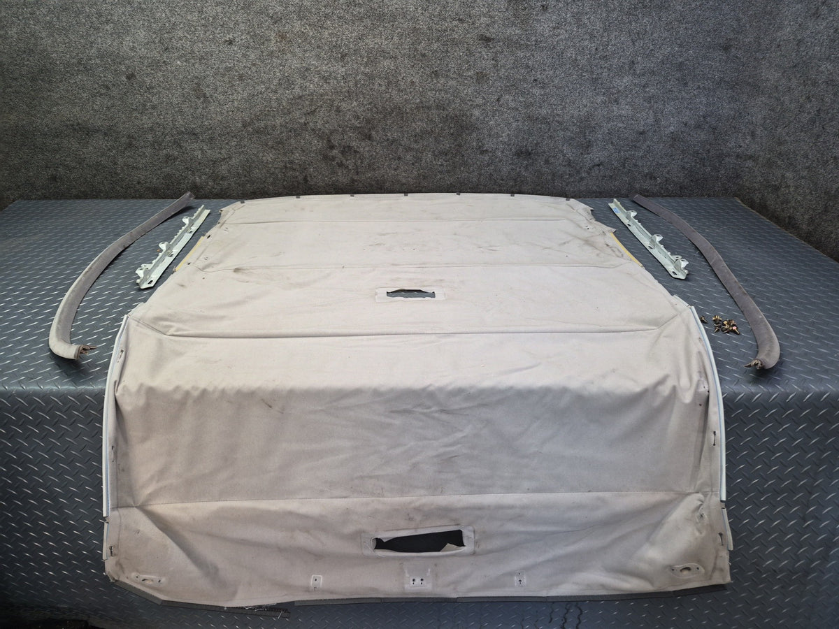 84-86 Toyota Cressida MX73 Sedan Headliner Trim Cover Panel w Trim Gray Set OEM