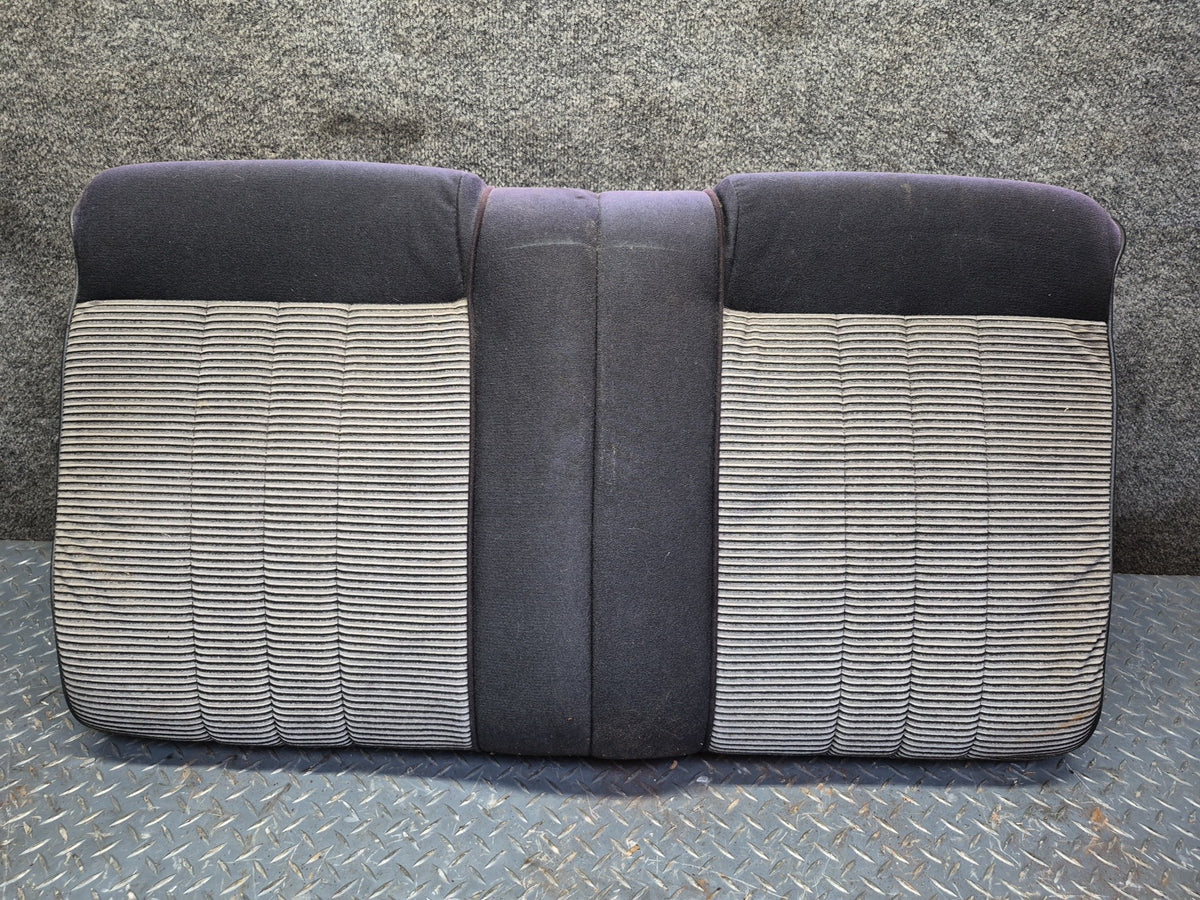 1983 Toyota Celica RA65 Convertible Front & Rear Cloth Seat Blue Gray Damaged