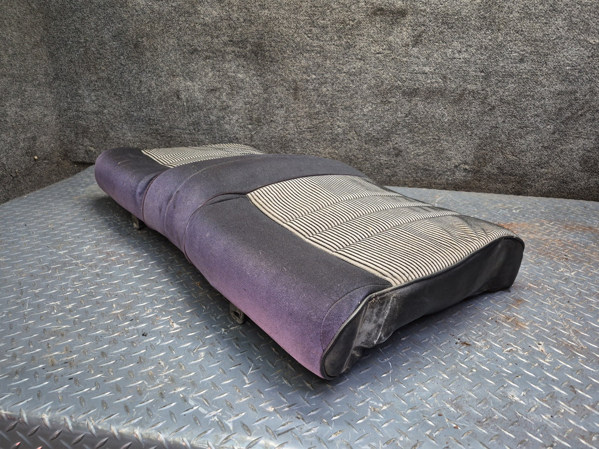 1983 Toyota Celica RA65 Convertible Front & Rear Cloth Seat Blue Gray Damaged