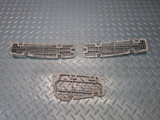 82-85 Toyota Celica RA65 Set of 3 Windshield Cowl Air Vent Grille Cover OEM