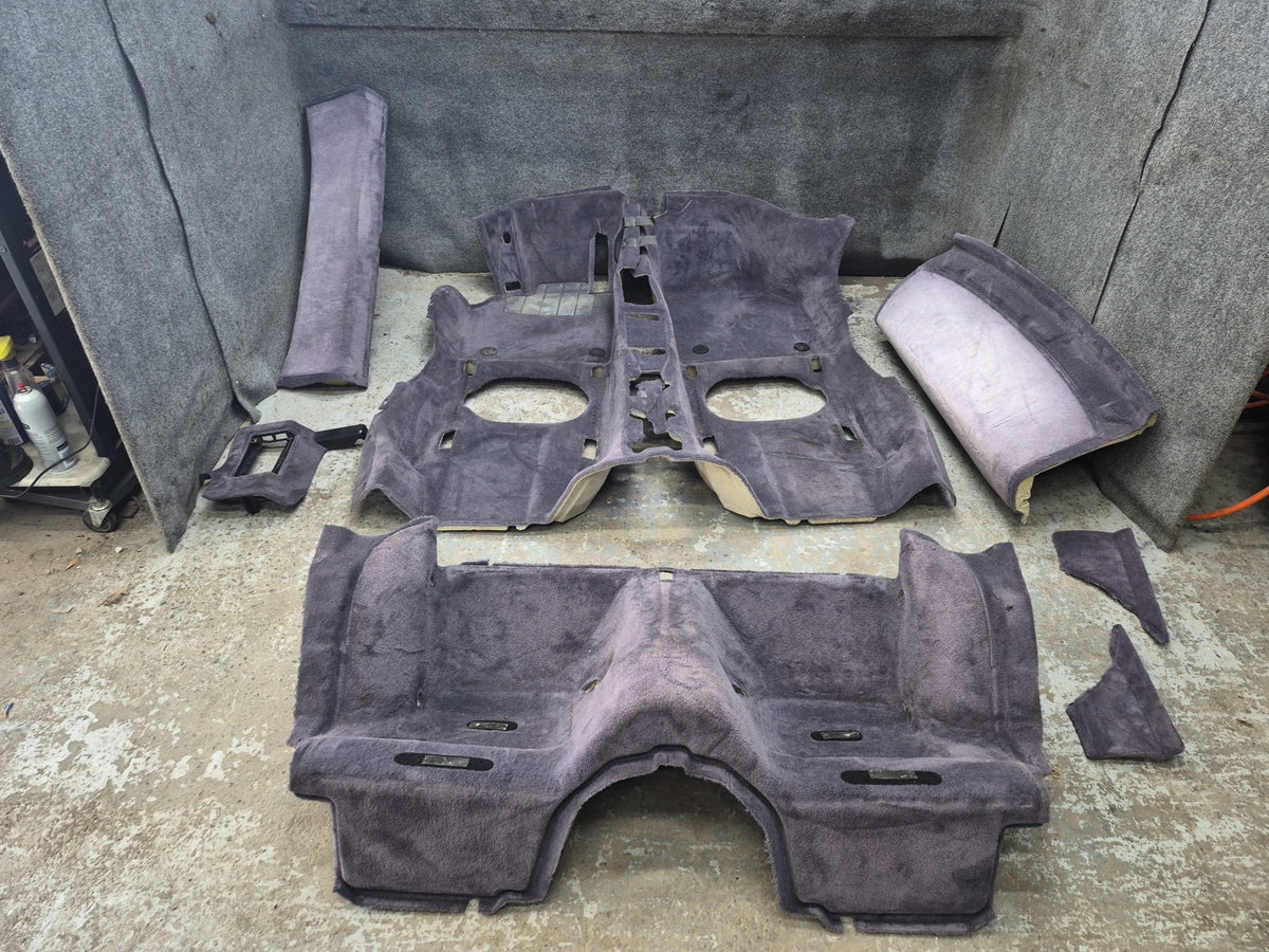 2001 Porsche 911 996 Coupe Front Rear Interior Carpet Liner Floor MAT Cover Set