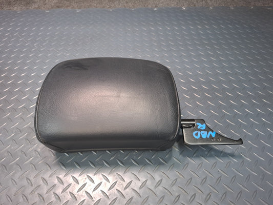 01-06 BMW E46 330Ci Convertible Set of 2 Front Leather Seat Headrest Black OEM