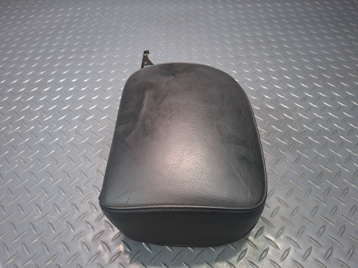 01-06 BMW E46 330Ci Convertible Set of 2 Front Leather Seat Headrest Black OEM