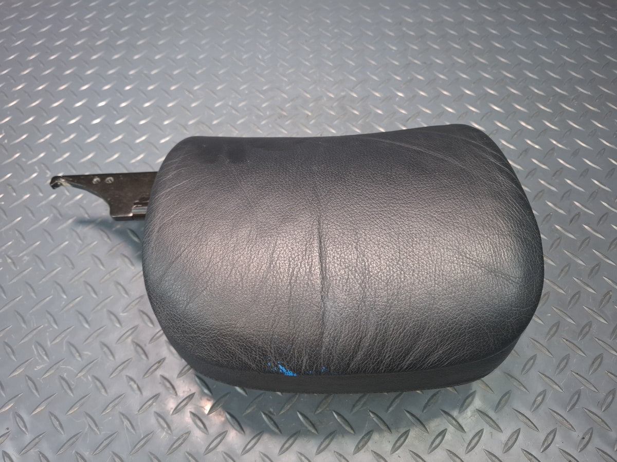 01-06 BMW E46 330Ci Convertible Set of 2 Front Leather Seat Headrest Black OEM
