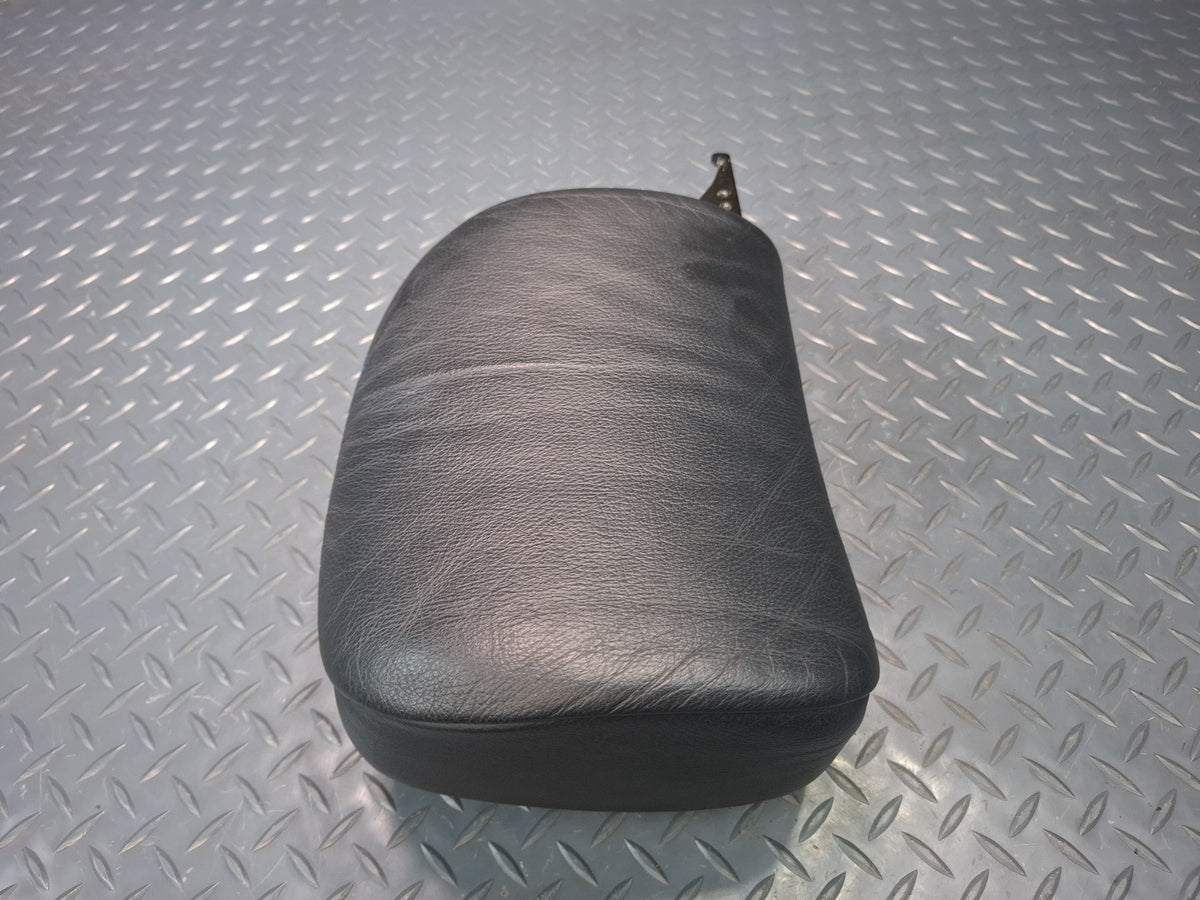 01-06 BMW E46 330Ci Convertible Set of 2 Front Leather Seat Headrest Black OEM